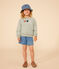Sweatshirt en molleton enfant fille vert HERBIER