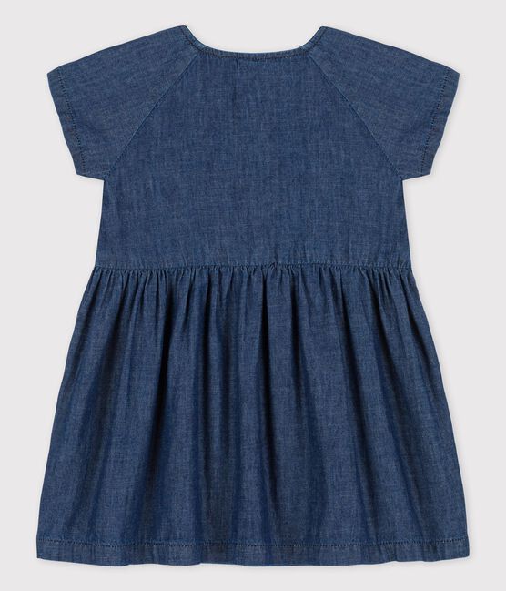 Robe en denim léger bio bébé bleu DENIM