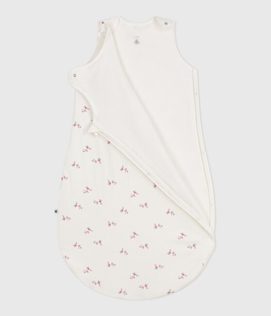 Gigoteuse bébé en coton imprimé fleuri TOG 1,5 blanc MARSHMALLOW/blanc MULTICO