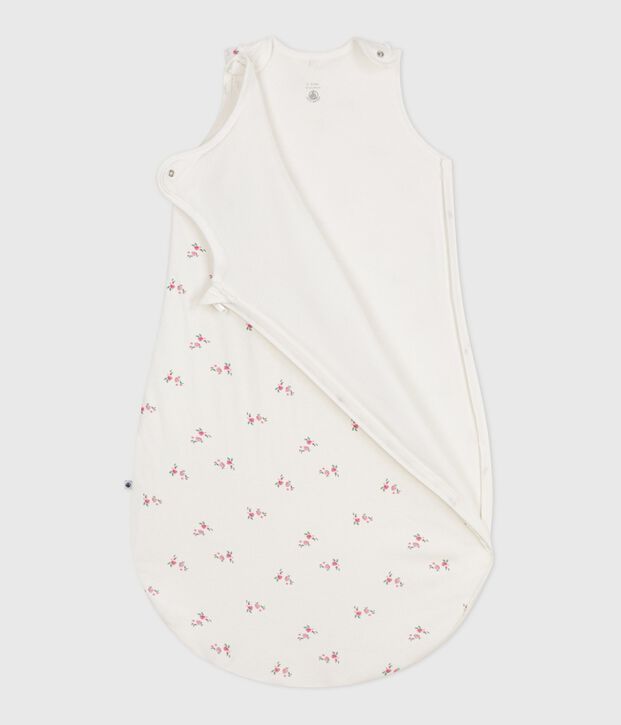 Gigoteuse b&eacute;b&eacute; en coton imprim&eacute; fleuri TOG 1,5 blanc/multicouleur