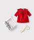 Coffret cadeau bébé robe et collants
