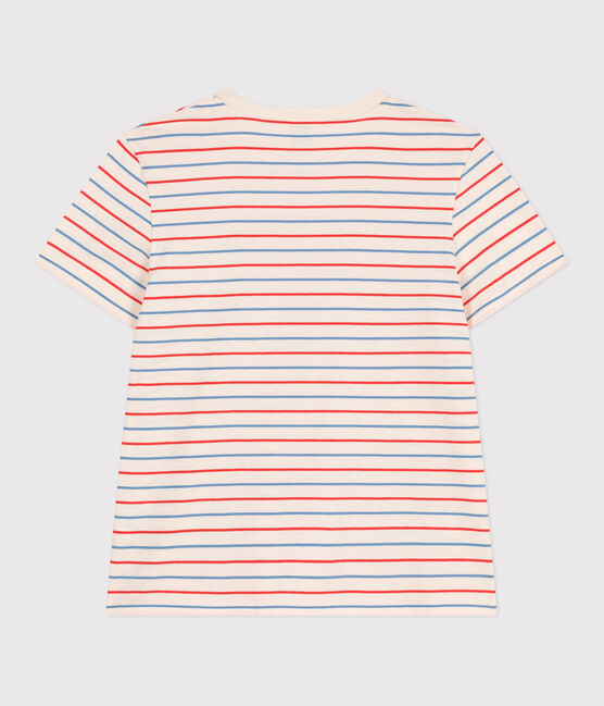 Le Droit, gestreept katoenen T-shirt voor dames wit AVALANCHE/ MULTICO