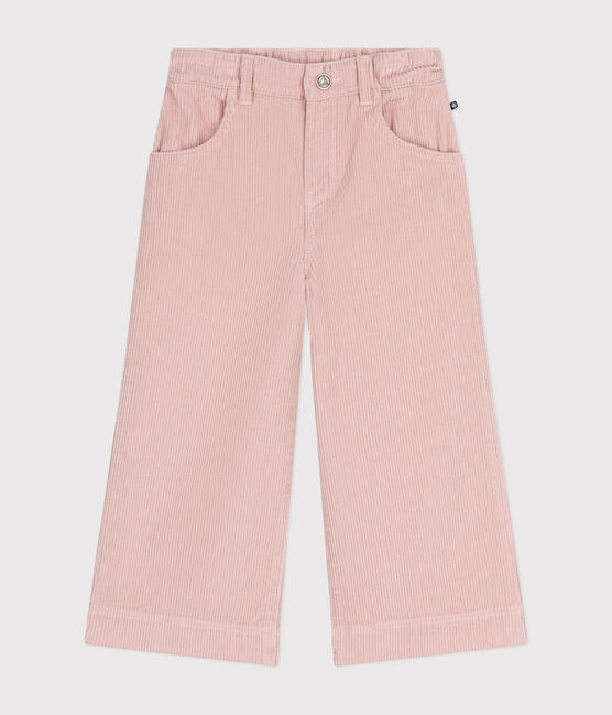 Fluwelen broek voor meisjes roze SALINE
