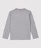 Katoenen jongens t-shirt met lange mouwen grijs SUBWAY CHINE