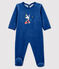 Blauw fluwelen slaappakje baby blauw MAJOR