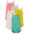 Set van 5 body's met schouderbandjes voor babymeisjes variante 1