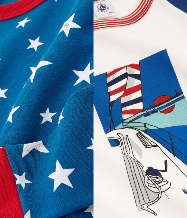 Set met 2 pyjama's voor kleine jongens multicouleur