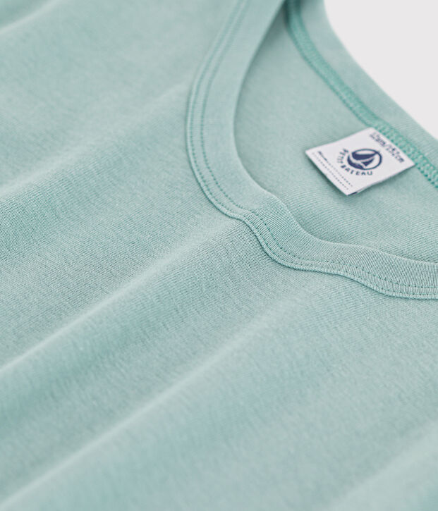 Katoenen T-shirt met korte mouwen groen