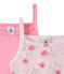 Lot de 2 chemises à bretelles fille blanc LOT