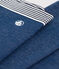 Fleece jegging met denimeffect voor meisjes blauw MEDIEVAL/beige ECRU