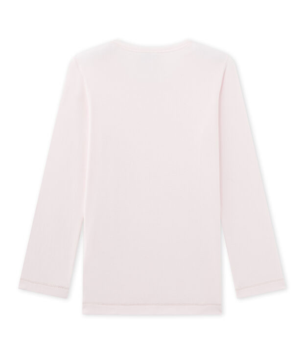 Tee-shirt de pyjama fille Mix & Match rose