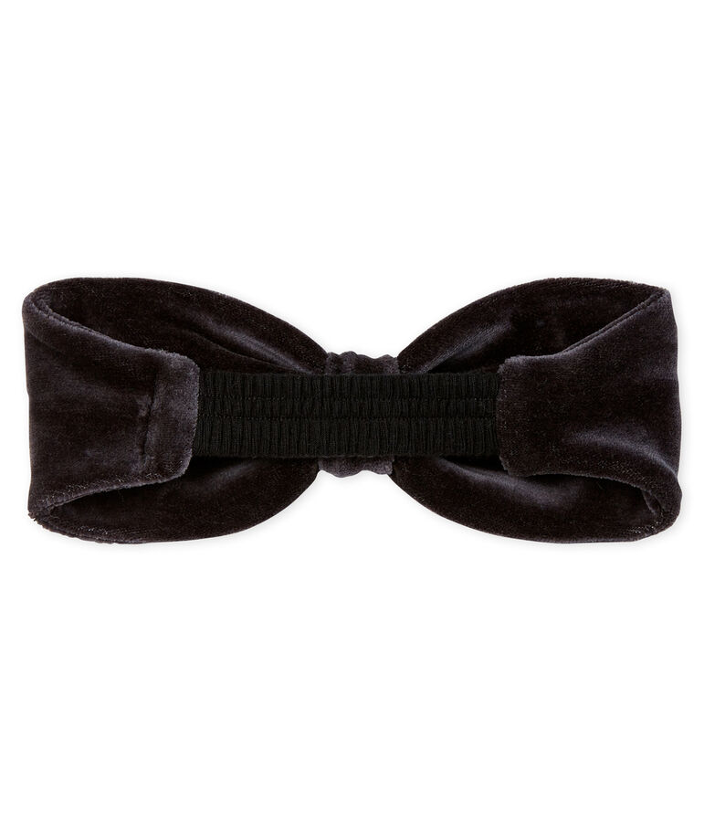 Bandeau b&eacute;b&eacute; fille gris/jaune