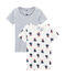 Set van 2 meisjes-T-shirts met korte mouwen variante 1