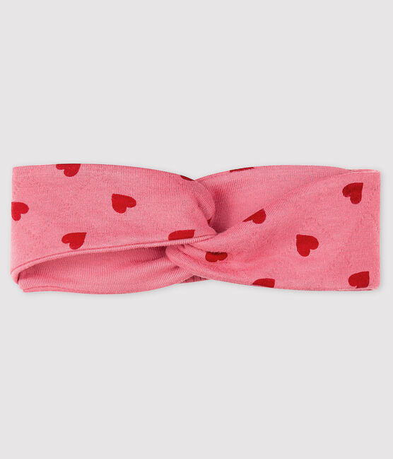 Haarband voor baby meisje roze CHEEK/rood TERKUIT
