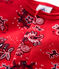 Vest in molton met bandanaprint voor baby's rood TERKUIT/wit MULTICO