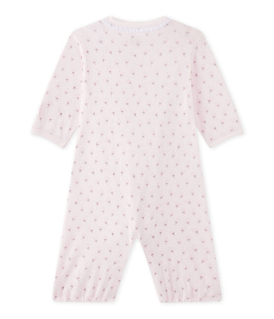 Combisac bébé fille 2 en 1 rose VIENNE/blanc MULTICO