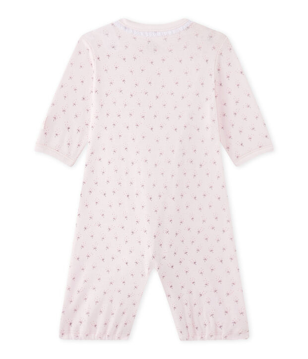 2-in-1 combizak voor babymeisjes roze/multicouleur