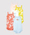 Lot de 5 bodies hawaï bretelles bébé en coton variante 1