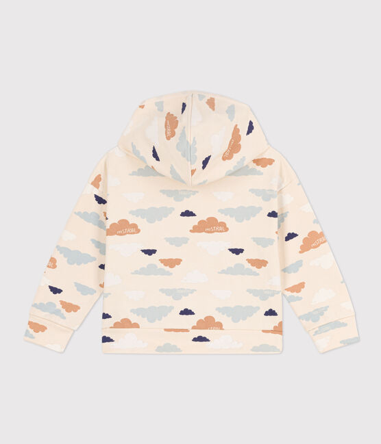 Sweatshirt à capuche en molleton enfant fille blanc AVALANCHE/ MULTICO