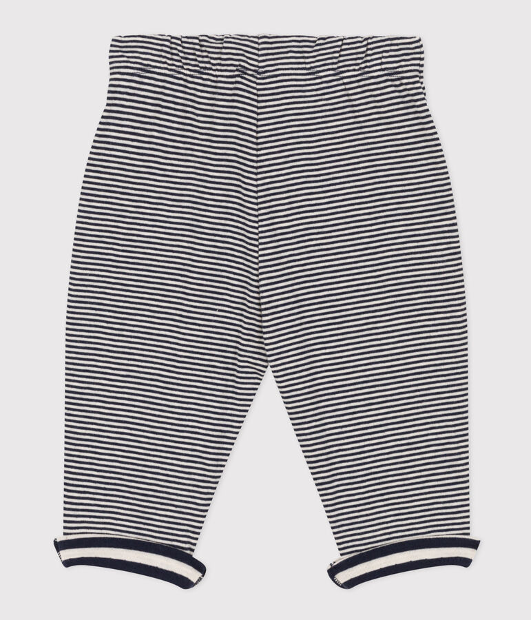 Gestreepte broek milleraies baby in tubic blauw/ecru