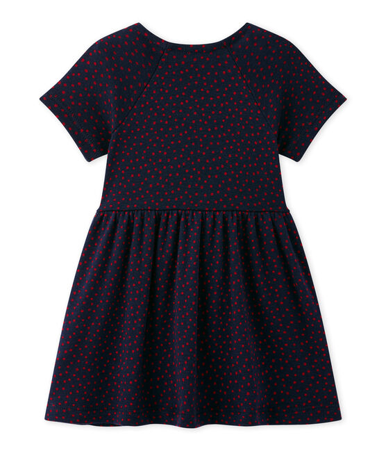 Robe bébé fille imprimée bleu SMOKING/rouge TERKUIT