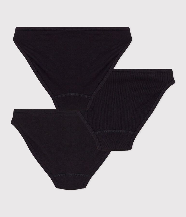 Setje met 3 katoenen damesslips multicouleur