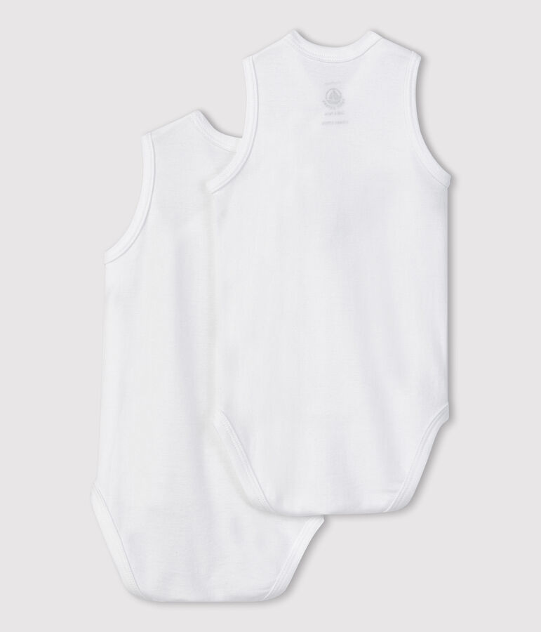 Set van mouwloze rompertjes pasgeborenen variante 1