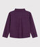 Geruit hemd van flanel voor kinderen blauw SMOKING/wit MULTICO