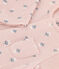 Lang pakje van tubic voor baby's roze SALINE/wit MULTICO