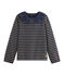 Jersey T-shirt meisjes blauw SMOKING/geel OR
