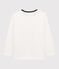 Tee-shirt sérigraphié enfant garçon blanc MARSHMALLOW