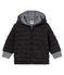 Veste zippée bébé garçon en tubique matelassé gris CITY CHINE