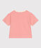 Gestreept katoenen T-shirt voor dames Le Boxy rood AVALANCHE/ SPICY
