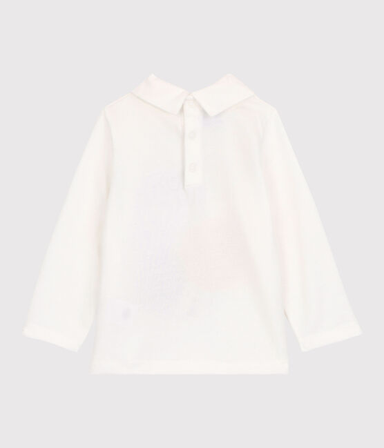 Katoenen T-shirt baby. wit MARSHMALLOW