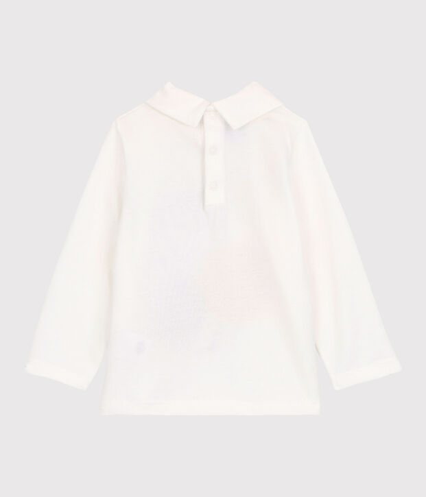 Katoenen T-shirt baby. wit