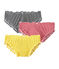 Set van 3 onderbroekjes vrouw wit LOT