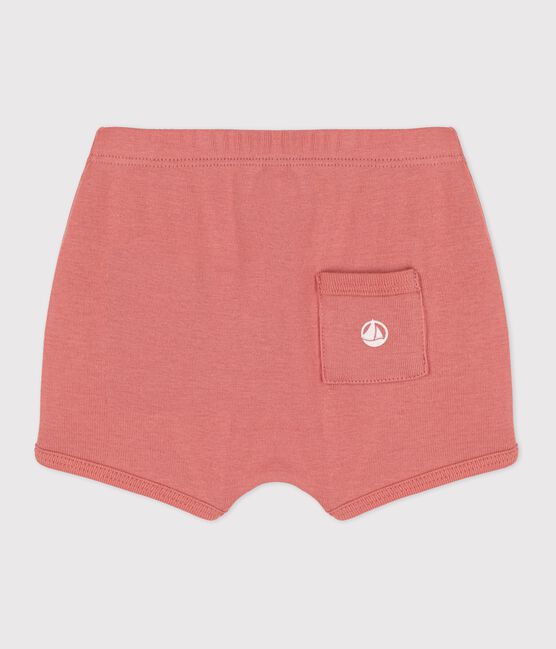 Short bébé en coton bio rose PAPAYE