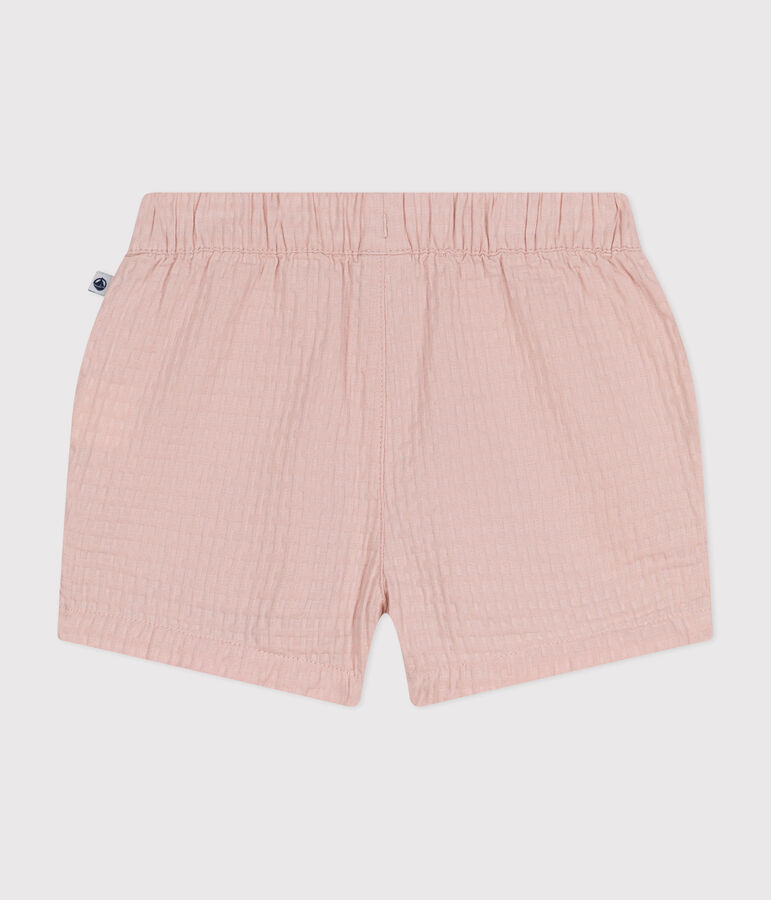 Babyshort met dessing roze