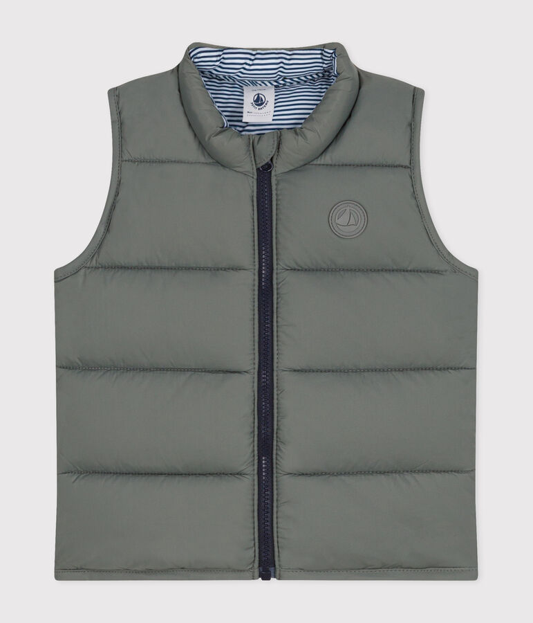 Gewatteerde bodywarmer voor baby's grijs