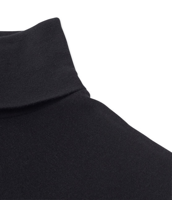 Sous-pull femme en coton léger noir NOIR