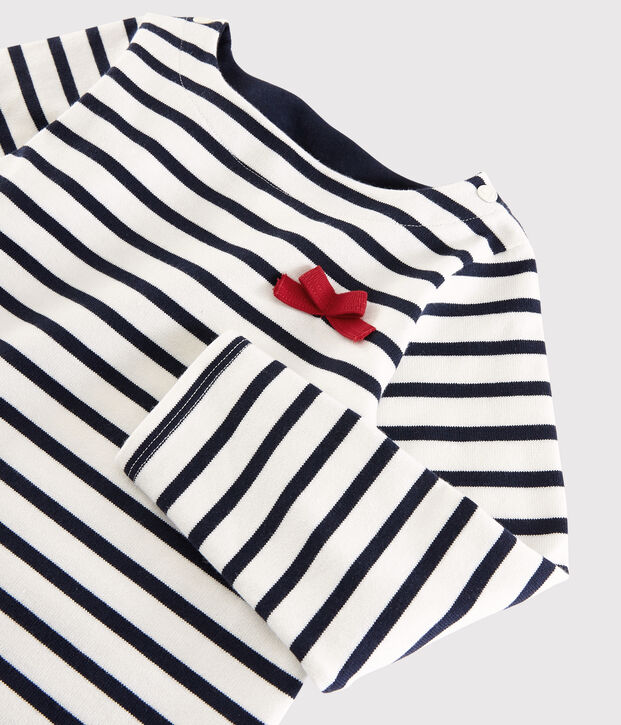 Marinetrui voor meisjes kinderen wit/blauw