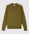 Pull marin en coton Femme vert MILITARY