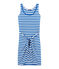 Robe de plage femme bleu PERSE/blanc MARSHMALLOW