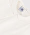 Blouse manches longues bébé en coton blanc MARSHMALLOW