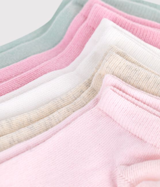 5 paires de chaussettes enfant en coton unies variante 2
