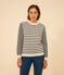 Katoenen matrozentrui voor dames wit AVALANCHE/blauw SMOKING