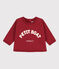 Sweatshirt bébé en coton STOP