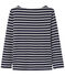 Gestreept uniseks T-shirt blauw SMOKING/beige COQUILLE