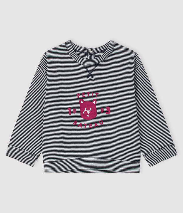 Tee-shirt b&eacute;b&eacute; gar&ccedil;on bleu/blanc