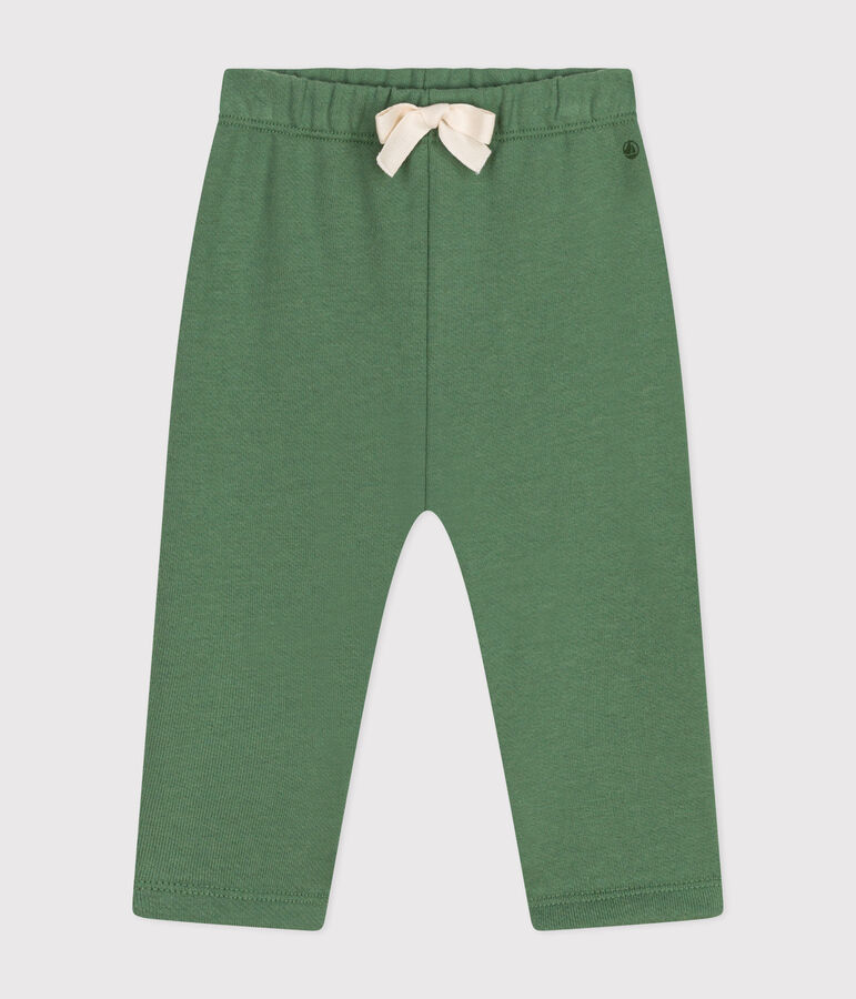 Pantalon de jogging b&eacute;b&eacute; en coton uni vert
